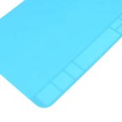 Tapis de Soudure Antistatique Silicone Bleu 30 x 20 cm
