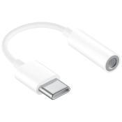 Adaptateur Convertisseur USB Type-C à Jack 3.5mm Blanc pour Écouteurs