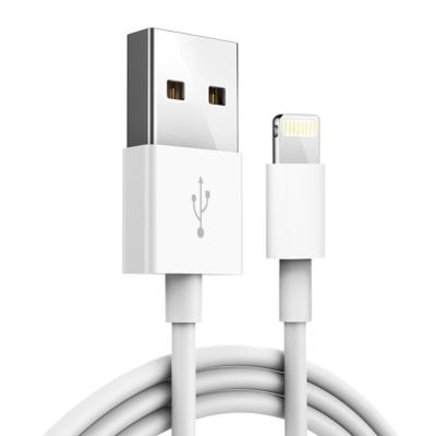 Câble USB iPhone 1m Apple Compatible Simple Blanc